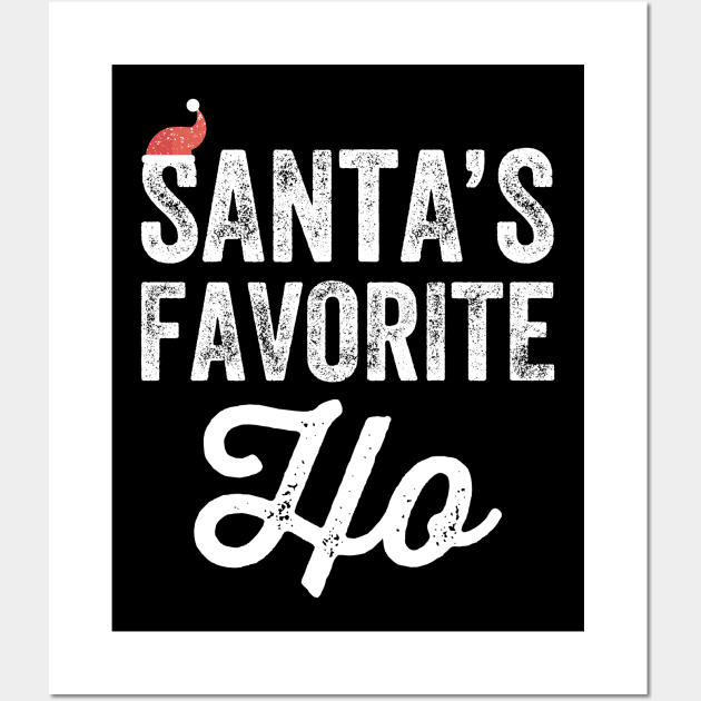 Santa's favorite ho Wall Art by captainmood